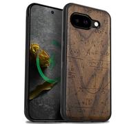 Carveit Custodia per Pixel 9a Case, Noce-Il Linguaggio Dell'Universo