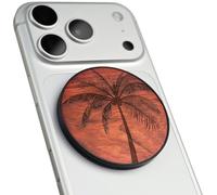 Carveit Supporto Magnetico in Legno, Angolazione Regolabile, Compatibile con MagSafe iPhone 17 Pro Max 16, 15, Samsung Galaxy S26 Ultra S25, Google Pixel (La Palma - Rosea)