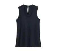 Carven - Canotta in Doppio Raso - - Tops - Donna - Nero - S
