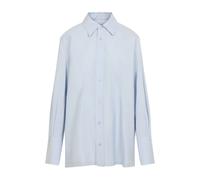 Carven - Cotton Poplin Shirt - - Blouses & Shirts - Donna - Blu - S