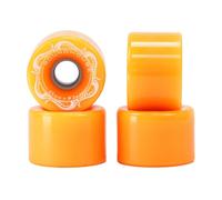 Carver Ruote Skateboard - Roundhouse Slick 65 mm/83a - Colore Arancione Glo