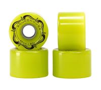 Carver Ruote Skateboard - Roundhouse Slick 65 mm/83a - Colore Green Glo
