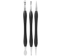 Carving Printing Tool Leather Craft Spoon Stylus Tool Set Kit Strong Sturdy High for Leather Craft Stationary Craft Collection Material Metal Size 15cm Quantity 3PCs