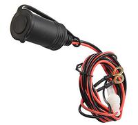 Carviya - Presa accendisigari femmina, con fusibile e cavo di 180 cm, 12 V, adatta per auto, moto e barche, impermeabile