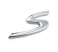 CarWorld Distintivo dell'emblema del Portello del Bagagliaio del Coperchio Posteriore dell'autoadesivo del Metallo di Sport di S, per Porsche Cayenne Cayman Macan, Distintivo dell'emblema della