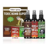 CARxlythic Fart Stinky Spray Vials - 3 Pieces Spray Poop Fun Jokes for Extremely Durable And Creates Joyful Atmosphere