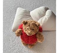 CARxlythic Orso di peluche, osino di peluche con amore, cuscino decorativo per la stanza, amici morbidi e teneri, peluche di 26 cm