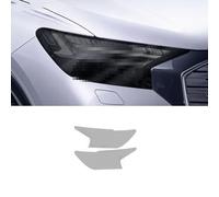 CarXs Pellicola Protettiva per fari Auto Pellicola Protettiva Nera fumé Trasparente, Adatta per Audi Q4 E Tron E-Tron 2022 2023 Sportback