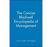 Cary Cooper The Concise Blackwell Encyclopedia of Management (Tascabile)