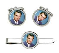 Cary Grant Gemelli E Fermacravatta Set