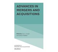 Cary L. Cooper Advances in Mergers and Acquisitions (Copertina rigida)