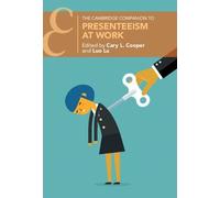 Cary L. Cooper Presenteeism at Work (Copertina rigida)