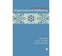 Cary L. Cooper The SAGE Handbook of Organizational Wellbeing (Copertina rigida)