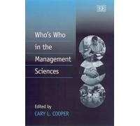 Cary L. Cooper Who’s Who in the Management Sciences (Copertina rigida)