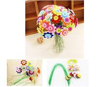 Carykon, kit di mazzi di feltro per realizzare 40 fiori (8 petali di fiori)