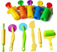 Carykon - Set di 11 utensili per pasta intelligente, con modelli e stampi, estrusore per pasta