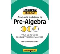 Caryl Lorandini Barron's Math 360: A Complete Study Guide to Pre-Alg (Tascabile)