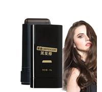 Carylook Hair Color Stick, Waterproof and Sweat-Proof Hair Dye Stick, 2-in-1 Touch-Up Comb, Safe and Convenient Comb Hair Dye Touch up Comb for Quick Touch (02#Black-Brown)
