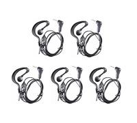 CARZE 5 Pezzi Adatti a baofeng BF-t1 UV-3R Walkie Talkie Auricolari a Doppio Auricolare for Le Cuffie walkie-Talkie for T1 BF-9100 PTT 3R Woki Toki Cuffie walkie Talkie