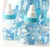 Casa 24 BIBERON PLASTICA Celeste BOMBONIERA CIUCCIOTTO Bambino Neonato Battesimo