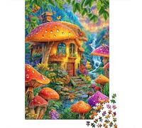 Casa a forma di fungo Puzzle 1000 Pezzi | Puzzle Per Adulti E Bambini | Per Tutta La Famiglia | Con Una Misura Di 52x38cm/1000pcs