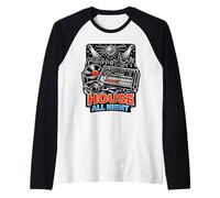 Casa all Night Beats Maglia con Maniche Raglan