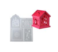 Casa alla moda Robusto Silicone Portachiavi Mold Set Forniture Artigianato Resina epossidica Lettera Fascino per Personalizzare Gioielli Silicone Mold House