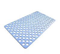 Casa and Beyond Shower Mat, Casa and Beyond Bath Mat with Suction Cups and Drain Holes for Bathrooms (Beige,29.52 * 16.92 in)