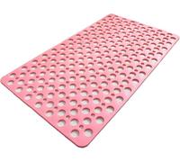 Casa and Beyond Shower Mat, Shower Floor Mat Non Slip, Wet Room with Suction Cups, Quick Dry Tray Bath Slip (Pink,40 * 80cm)