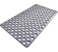 Casa and Beyond Shower Mat, Shower Floor Mat Non Slip, Wet Room with Suction Cups, Quick Dry Tray Bath Slip (Gray,40 * 80cm)