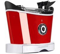 CASA BUGATTI - Tostapane 13-VOLOC3 a 2 Fette Potenza 930 W Colore Rosso
