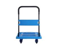 Casa Carrello silenzioso da carico pieghevole portatile for uso domestico a base piatta for la spesa Carrello Con Piattaforma