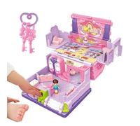 Casa - Casa immaginaria con luce e musica | Villa per gioco d'imitazione, per ragazzi e ragazze, casa, scuola, camera da , sala giochi, scuola materna, asilo, compleanno,