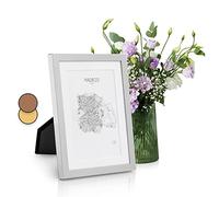 Casa Chic Cornice, Portafoto 20x15 cm, Cornici Foto da Parete e da Tavolo per Casa ed Ufficio, Cornice Foto in Vetro e Metallo, Portafoto da Tavolo e Parete a Disposizione Verticale e Orizzontale