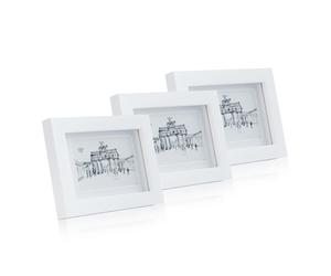 Casa Chic Cornici Everton - pacco 3 cornici rettangolari da 14 x 9 cm