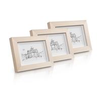 Casa Chic Edinburgh - Set di 3 cornici, rettangolari, 14 x 9 cm