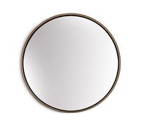 Casa Chic Fournier specchio da parete, cornice in metallo, rotondo, 58,8 x 58,8 cm