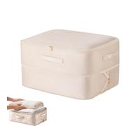 Casa Corner Contenitori per Biancheria Sottovuoto, In Robusto Twill | SpaceMaster Compressione Senza Aspirapolvere. Basta Riempire, Chiudere e Premere. Riduce fino al 71%.