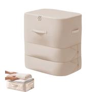 Casa Corner Contenitori per Biancheria Sottovuoto, In Robusto Twill | SpaceMaster Compressione Senza Aspirapolvere. Basta Riempire, Chiudere e Premere. Riduce fino al 71%.