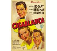 Casa da Parete Art Print-Vintage Film Poster - Casablanca - A4,