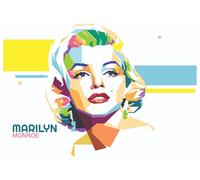 Casa da Parete Stampa Poster - Pop Art - Ventola Marilyn Monroe - A4,A3,A2,A1