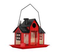 Casa d'attaccatura di grande capacità dell'alimentatore dell'uccello del metallo resistente alle intemperie per uso all'aperto della natura della stazione di alimentazione selvat