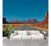 Casa Decorazione Interna Fotomurale Percorsi In Stile Western - Carta da Parati Tessuto Non Tessuto - Paesaggio Mondialele Carta da Parati Poster 3D Camera dei Bambini Decorazione 400x280 cm