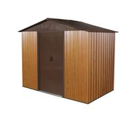 Casa degli attrezzi in metallo Helsinki 1,9 x 1,3 m Negozio Boss bronzo