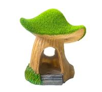 Casa dei funghi 'acquario - Accento acquatico | Mushroom House - Caratteristica artigianale dettagliata della struttura fantasy, adatta per la decorazione 'acquario di pesci Betta, rifugio sic