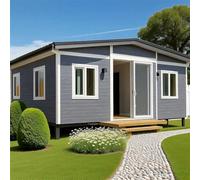 Casa del contenitore, casa modulare espandibile del contenitore di 40ft con 3-6 stanze durevole casa mobile portatile prefabbricata villa di lusso piccola casa per vivere in per adulti