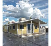 Casa del contenitore espandibile 20FT/30FT/40FT Prefab Portable 2-3 camere da letto Casa Piccola Casa Soggiorno per alloggio temporaneo Avventure per ville all'aperto Verande Giardino