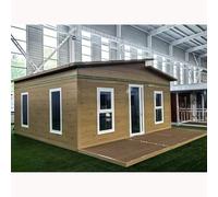 Casa del contenitore glamping espandibile di lusso 20FT - Villa prefabbricata con cucina, bagno e camera da letto | Casa modulare mobile per Eco Resort, campeggio | Lodge prefabbricato in acciaio