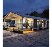 Casa del contenitore prefabbricata espandibile con 3 camere da letto e cucina moderna casa piatta della nonna case prefabbricate Casa del contenitore espandibile