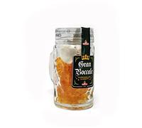 CASA DEL DOLCE Boccale di Birra, Caraffa da 320 Grammi, con 30 Orsetti Gommosi e 8 Marshmallow, Gusto Vaniglia e Arancia, Made in Italy, Idea Regalo Divertente per Compleanni e Feste